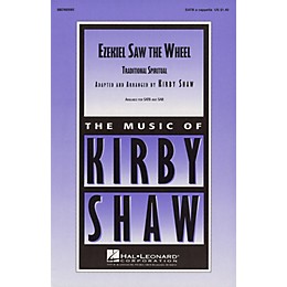 Hal Leonard Ezekiel Saw the Wheel SATB a cappella arranged by Kirby Shaw