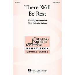 Hal Leonard There Will Be Rest SSA composed by Daniel Kallman