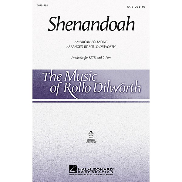 Hal Leonard Shenandoah SATB arranged by Rollo Dilworth