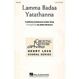 Hal Leonard Lamma Badaa Yatathanna 2PT TREBLE arranged by Joy Ondra Hirokawa