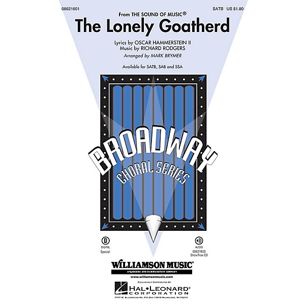 Hal Leonard The Lonely Goatherd (from The Sound of Music) SATB arranged by Mark Brymer