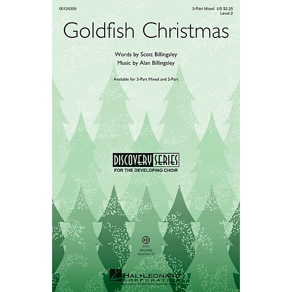 Hal Leonard Goldfish Christmas (Discovery Level 2) 3-Part Mixed composed by Alan Billingsley