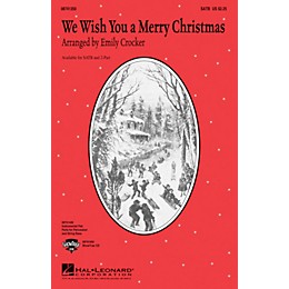 Hal Leonard We Wish You a Merry Christmas SATB arranged by Emily Crocker