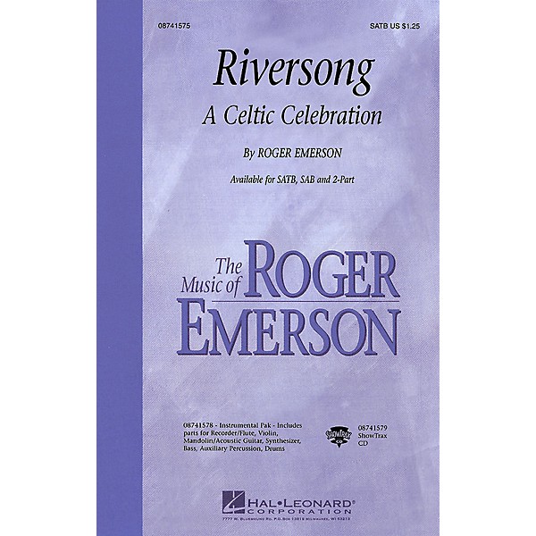 Hal Leonard Riversong (A Celtic Celebration) SATB composed by Roger Emerson