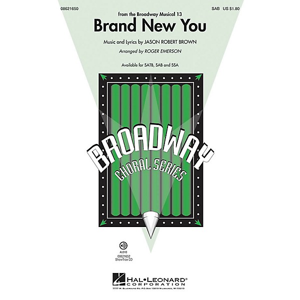 Hal Leonard Brand New You (from 13) SAB arranged by Roger Emerson