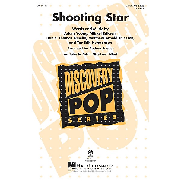 Hal Leonard Shooting Star (Discovery Level 2) 2-Part arranged by Audrey Snyder