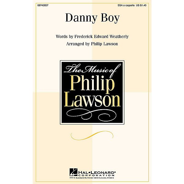 Hal Leonard Danny Boy SSA A Cappella arranged by Philip Lawson