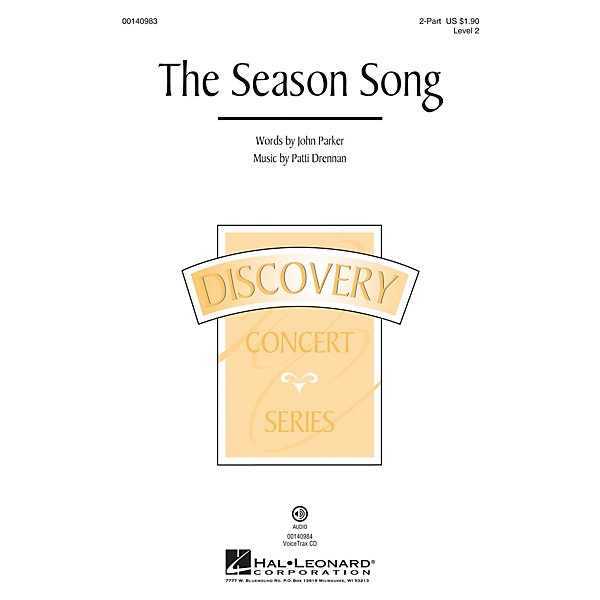 Hal Leonard The Season Song (Discovery Level 2) 2-Part composed by Patti Drennan