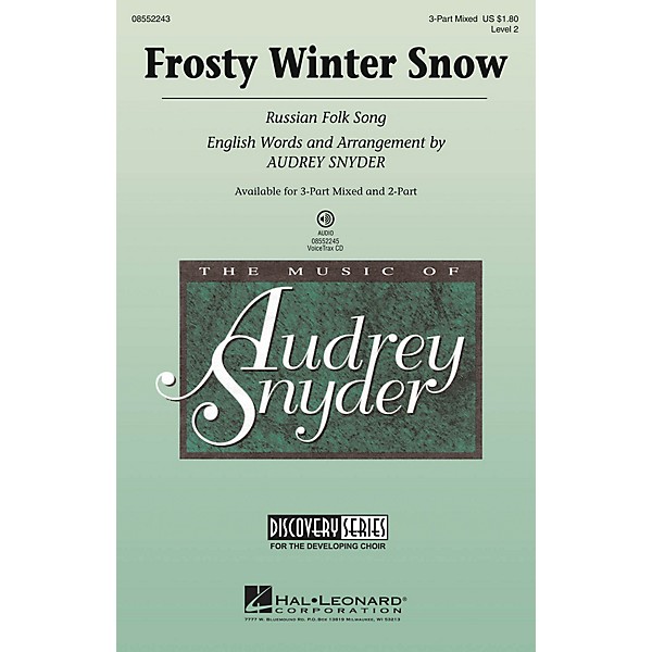 Hal Leonard Frosty Winter Snow (Russian Folk Song) Discovery Level 2 3-Part Mixed arranged by Audrey Snyder