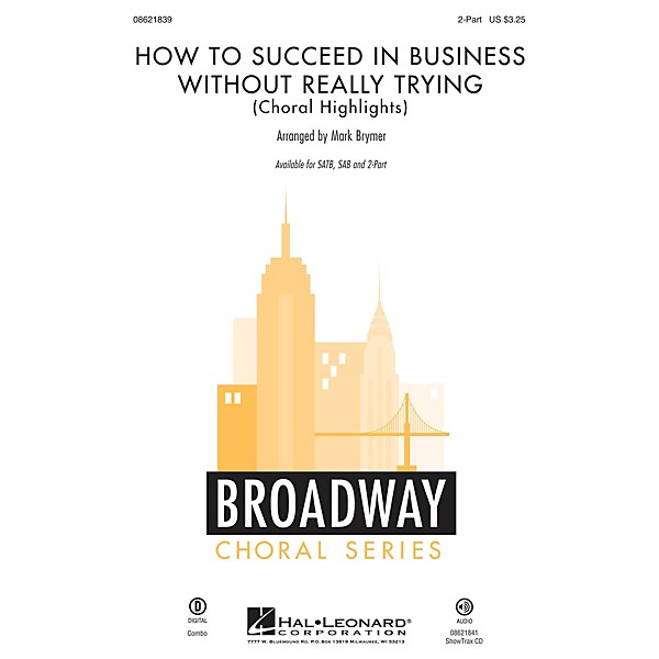 Hal Leonard How to Succeed in Business Without Really Trying (Choral Highlights) 2-Part arranged by Mark Brymer