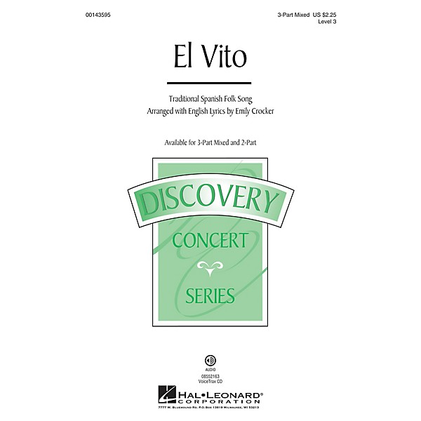 Hal Leonard El Vito (Discovery Level 3) 3-Part Mixed arranged by Emily Crocker