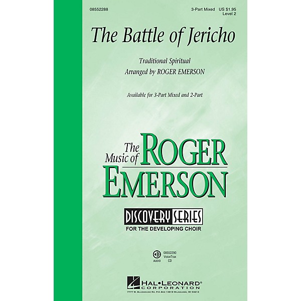 Hal Leonard The Battle of Jericho (Discovery Level 2) 3-Part Mixed arranged by Roger Emerson