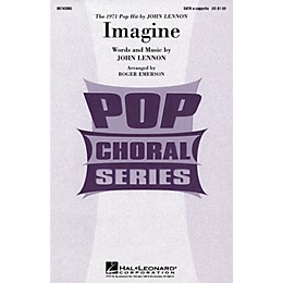 Hal Leonard Imagine SATB a cappella by John Lennon arranged by Roger Emerson