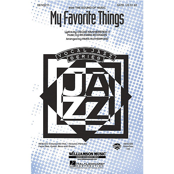 Hal Leonard My Favorite Things (from The Sound of Music) (SATB) SATB arranged by Paris Rutherford