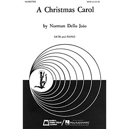 Edward B. Marks Music Company A Christmas Carol SATB composed by Norman Dello Joio