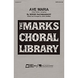 Edward B. Marks Music Company Ave Maria SATB a cappella composed by Sergei Rachmaninoff