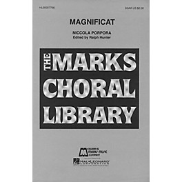 Edward B. Marks Music Company Magnificat SSAA composed by Niccola Porpora