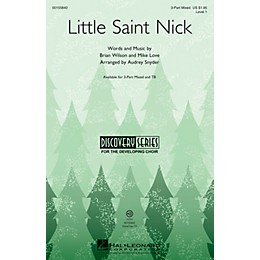 Hal Leonard Little Saint Nick (Discovery Level 1) 3-Part Mixed arranged by Audrey Snyder