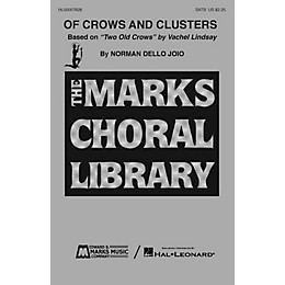 Edward B. Marks Music Company Of Crows and Clusters SATB composed by Norman Dello Joio