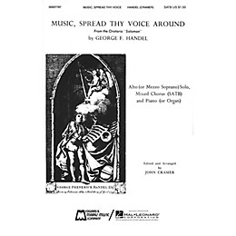 Edward B. Marks Music Company Music, Spread Thy Voice Around SATB composed by George Friedrich Handel