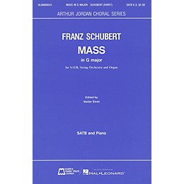 Edward B. Marks Music Company Mass in G Major SATB composed by Franz Schubert