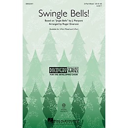 Hal Leonard Swingle Bells! (Discovery Level 1) 3-Part Mixed arranged by Roger Emerson
