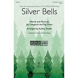 Hal Leonard Silver Bells (Discovery Level 2) 3-Part Mixed by Bing Crosby arranged by Audrey Snyder