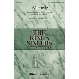 Hal Leonard Michelle SATB a cappella by The King's Singers arranged by Grayston Ives