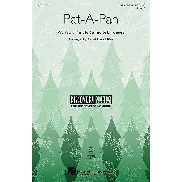 Hal Leonard Pat-a-Pan (Discovery Level 2) 3-Part Mixed arranged by Cristi Cary Miller