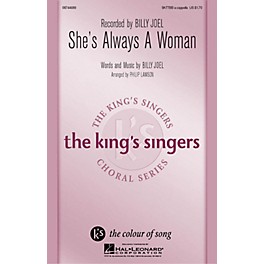 Hal Leonard She's Always a Woman SATTBB A Cappella arranged by Philip Lawson