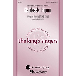 Hal Leonard Helplessly Hoping SATTBB A Cappella by Crosby, Stills & Nash arranged by Philip Lawson