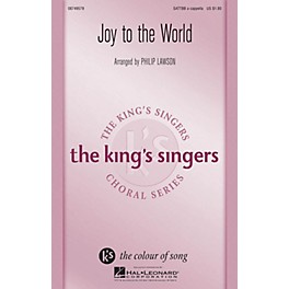 Hal Leonard Joy to the World SATTBB A Cappella by The King's Singers arranged by Philip Lawson