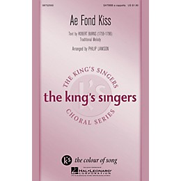 Hal Leonard Ae Fond Kiss SATBBB a cappella by King's Singers arranged by Philip Lawson