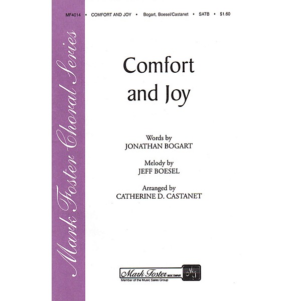Shawnee Press Comfort and Joy SATB a cappella arranged by Catharine D. Castanet