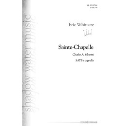 Hal Leonard Sainte-Chapelle SSATB A Cappella composed by Eric Whitacre