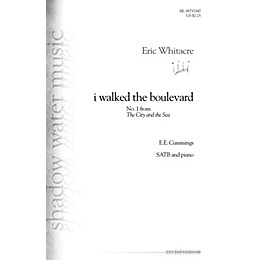 Shadow Water Music i walked the boulevard (No. 1 from The City and the Sea) SATB composed by Eric Whitacre
