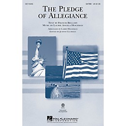 Edward B. Marks Music Company The Pledge of Allegiance SATBB arranged by Larry Hochman