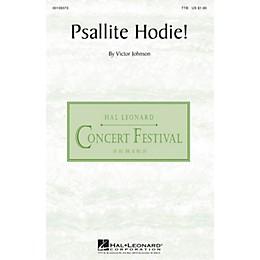 Hal Leonard Psallite Hodie! TTB composed by Victor C. Johnson
