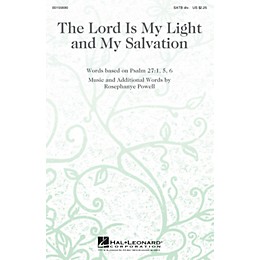 Hal Leonard The Lord Is My Light and My Salvation SATB Divisi composed by Rosephanye Powell
