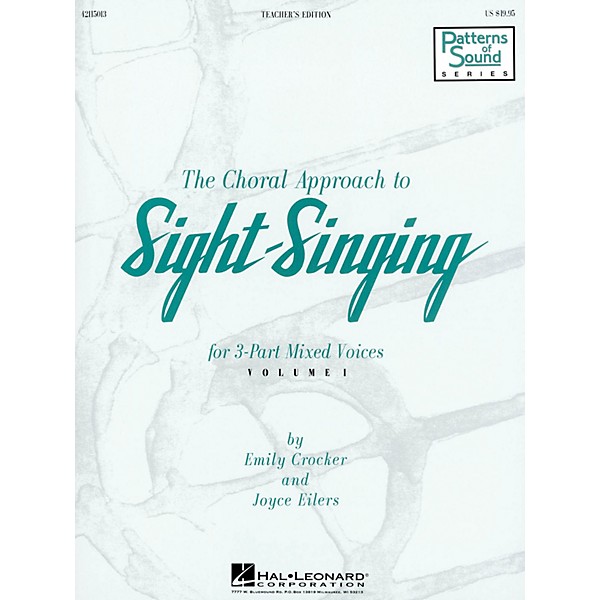 Hal Leonard The Choral Approach to Sight-Singing (Vol. I) TEACHER ED composed by Emily Crocker