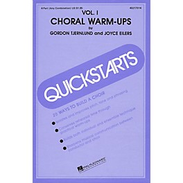 Hal Leonard Quickstarts Choral Warm-Ups (Vol. I) 4 Part Any Combination composed by Joyce Eilers