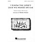 Hal Leonard I Know the Lord's Laid His Hands on Me SATB DV A Cappella arranged by Moses Hogan thumbnail