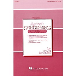Hal Leonard The Jenson Sight Singing Course (Vol. II) TEACHER ED composed by David Bauguess