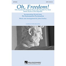 Hal Leonard Oh, Freedom! (Medley) SATB arranged by John Purifoy