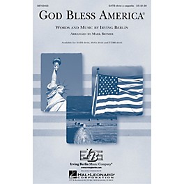 Hal Leonard God Bless America® SATB DV A Cappella arranged by Mark Brymer