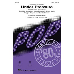 Hal Leonard Under Pressure SATB by Queen arranged by Mac Huff