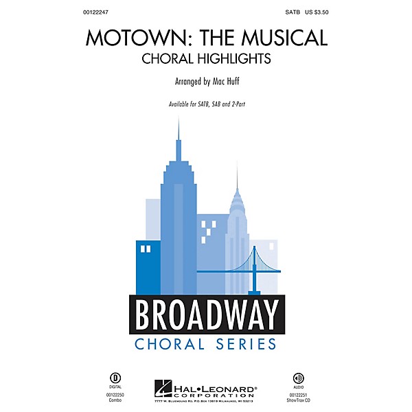 Hal Leonard Motown: The Musical (Choral Highlights) SATB arranged by Mac Huff