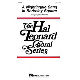Hal Leonard A Nightingale Sang in Berkeley Square SATB a cappella arranged by Gene Puerling