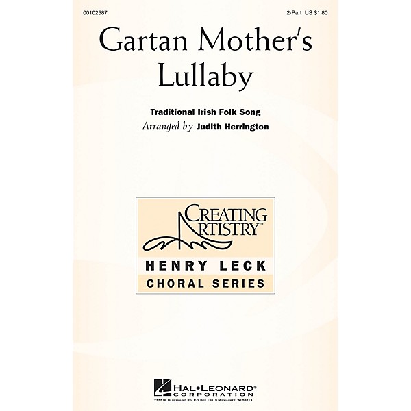 Hal Leonard Gartan Mother's Lullaby 2-Part arranged by Judith Herrington