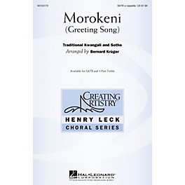 Hal Leonard Morokeni (Greeting Song) SATB a cappella arranged by Bernard Krüger